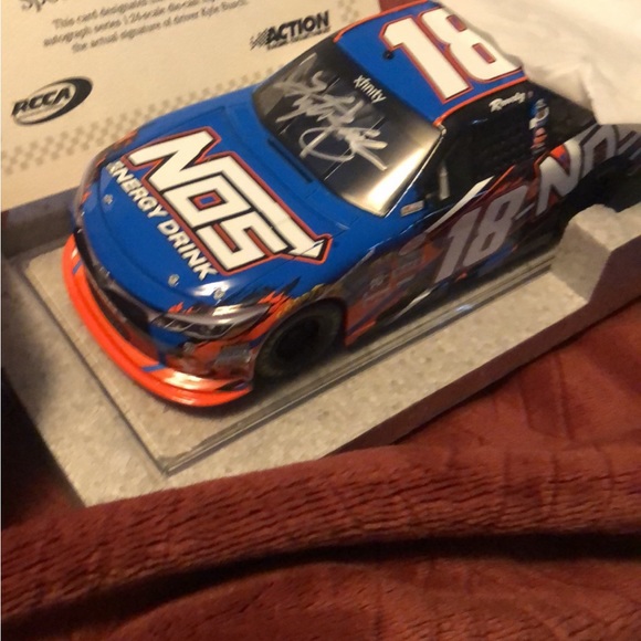 Signed Kyle Busch diecast